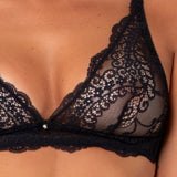 Reggiseno triangolo non imbottito - NERO - VI28