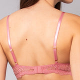 Reggiseno triangolo non imbottito - ROSA ANTICO - VI28