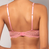 Reggiseno francese con ferretto in pizzo - ROSA ANTICO - VI29