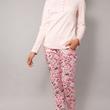 Pigiama serafino - PINK - M - PINK - BL11