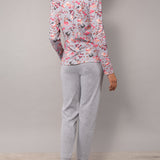 Pigiama girocollo - GRIGIO MELANGE - M - GRIGIO MELANGE - BL12