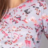 Camicia da notte serafino L 90 - GRIGIO MELANGE - M - GRIGIO MELANGE - BL27