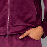 Tuta zip - PRUGNA - M - PRUGNA - SH13