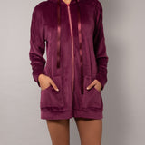 Giacca zip L. 80 - PRUGNA - M - PRUGNA - SH70