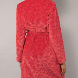 Vestaglia con cintura - ROSSO - ST73