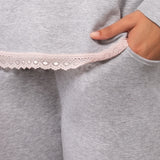 Pigiama girocollo - GRIGIO MELANGE - M - GRIGIO MELANGE - TE12