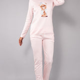 Pigiama girocollo - PINK - M - PINK - TE12