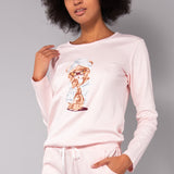 Pigiama girocollo - PINK - M - PINK - TE12