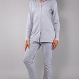 Pigiama aperto - GRIGIO MELANGE - M - GRIGIO MELANGE - TE13