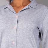 Pigiama aperto - GRIGIO MELANGE - M - GRIGIO MELANGE - TE13