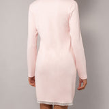 Camicia da notte girocollo L. 90 - PINK - M - PINK - TE28
