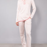 Pigiama lungo serafino - MILK - TT11