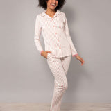 Pigiama lungo aperto - MILK - TT13