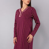 Camicia da notte serafino - PRUGNA - TT27