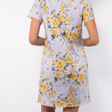 Camicia da notte serafino a manica corta in cotone - CIELO - RO27