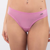 Brasiliana in pizzo e microfibra - ROSA - PR35