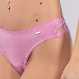 Brasiliana in pizzo e microfibra - ROSA - PR35