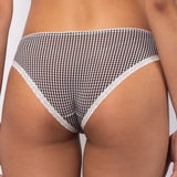 Slip in microfibra vichy - NERO - VH31