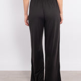 Pantaloni lunghi soft touch con coulisse e tasche - NERO - PA85