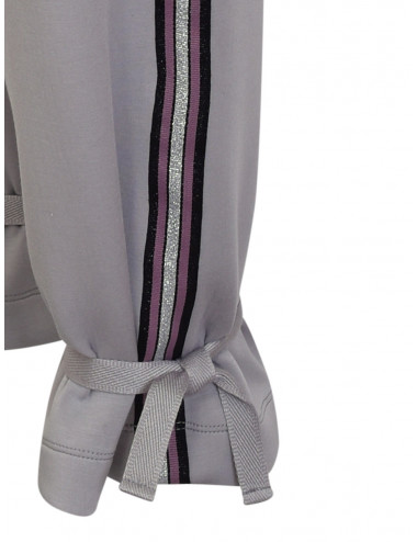 Pantalone felpa con lacci - FP61