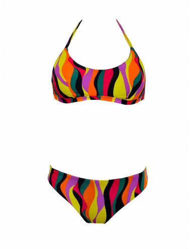 Bikini top con coppe estraibili e slip 3 cm - CR13