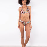 Bikini a triangolo alto non imbottito e slip con fiocchi removibili - LO02
