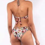 Bikini set reggiseno francese con ferretto invisibile e slip laccetti - LO04