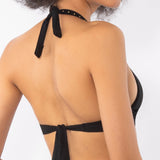 Bikini triangolo alto con coppe imbottite estraibili - DN05