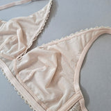 Reggiseno Triangolo Non Imbottito in Pizzo - CIPRIA - DE20