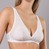 Reggiseno Triangolo Non Imbottito in Pizzo - MILK - DE20