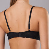 Reggiseno Francese Con Ferretto In Pizzo - NERO - DE22