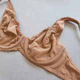 Reggiseno Francese Con Ferretto in Pizzo - CARAMELLO - DE22