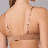 Reggiseno Francese Con Ferretto in Pizzo - CARAMELLO - DE22