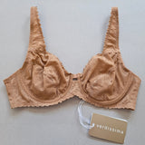 Reggiseno Francese Con Ferretto in Pizzo - CARAMELLO - DE22