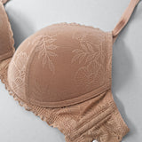 Reggiseno Con Coppe Graduate in Pizzo - CARAMELLO - DE23