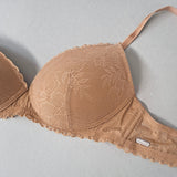 Reggiseno Con Coppe Graduate in Pizzo - CARAMELLO - DE23