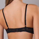 Reggiseno Push-Up con Ferretto in Pizzo - NERO - DE24