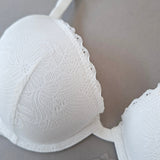 Reggiseno Push-Up con Ferretto in Pizzo - MILK - DE24
