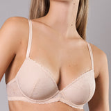 Reggiseno Coppe Imbottite e Ferretto in Pizzo - CIPRIA - DE25