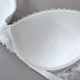 Reggiseno Coppe Imbottite e Ferretto in Pizzo - MILK - DE25