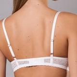 Reggiseno Coppe Imbottite e Ferretto in Pizzo - MILK - DE25