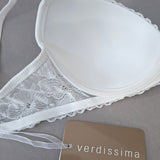 Reggiseno Coppe Imbottite e Ferretto in Pizzo - MILK - DE25