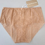 Slip Alto in Pizzo - CARAMELLO - DE30