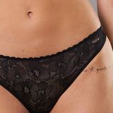 Brasiliana in Pizzo - NERO - DE35