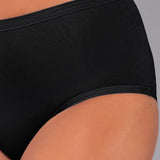Slip alto in modal (Pack 3 pezzi) - NERO - HU30