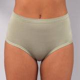 Slip alto in modal (Pack 3 pezzi) - VERDE MILITARE - HU30