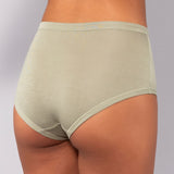 Slip alto in modal (Pack 3 pezzi) - VERDE MILITARE - HU30