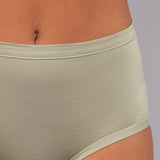 Slip alto in modal (Pack 3 pezzi) - VERDE MILITARE - HU30