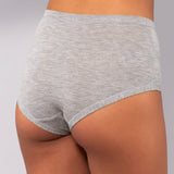 Slip alto in modal (Pack 3 pezzi) - GRIGIO MELANGE - HU30