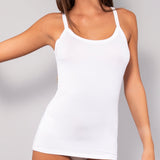 Top spallina sottile in modal - MILK - HU50